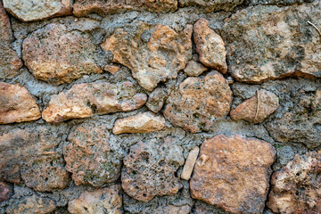 Seamless Texture Of Medieval Wall Of Stone Blocks