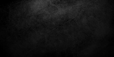 Dark black grunge textured concrete background. Panorama dark grey black slate background or texture. Vector black concrete texture. Stone wall background.	
