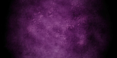 Dark purple and black grunge textured concrete backdrop background. Panorama dark red slate background or texture. Vector red concrete texture. Stone wall background.
