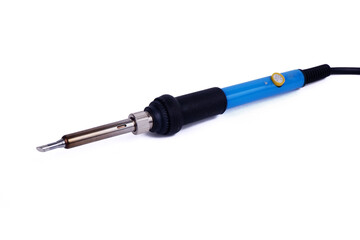 soldering iron isolated on a white background