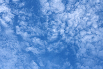 blue sky with dramatic clouds
