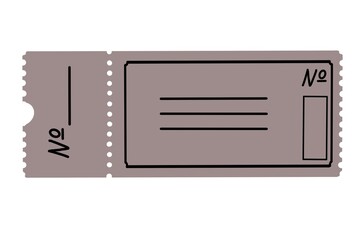 Ticket Vorlage blanko - Eintrittskarte - Template - individualisierbar 