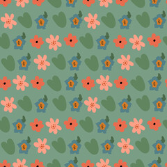 Colorful seamless pattern. Bright abstract shapes