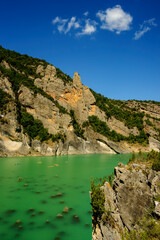 Congost de Mont-Rebei. Macizo del Montsec. Lleida.Cordillera pirenaica.Catalunya.España.