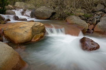 Rio Cinqueta de Añes Cruces.Valle de Gistain.Pirineo Aragones. Huesca. España.