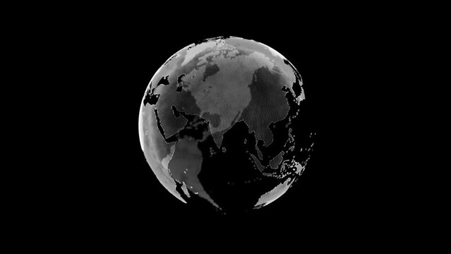 Communication technology global world network. Futuristic Earth Global communication concept.
