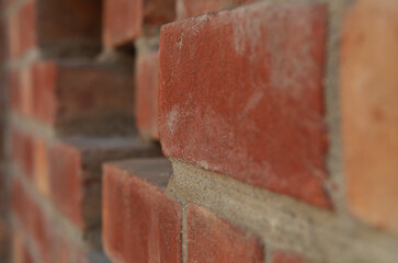 red brick wall