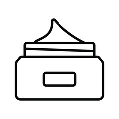 cosmetic cream icon. cosmetic sign. vector illustration