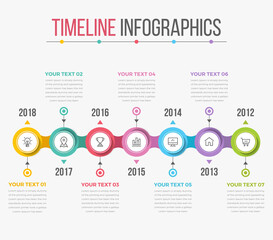 Modern Timeline Infographics
