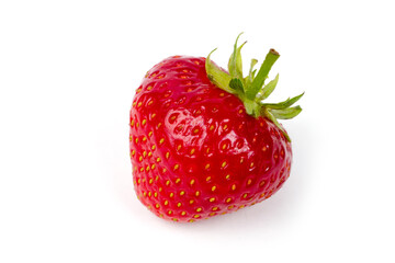 Natural strawberries from the backyard.