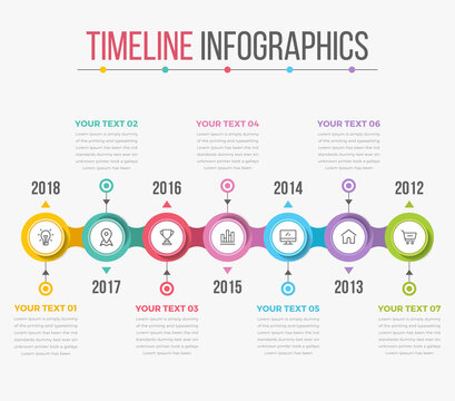 Modern Timeline Infographics