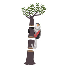 Survival of  tree and nature illustration