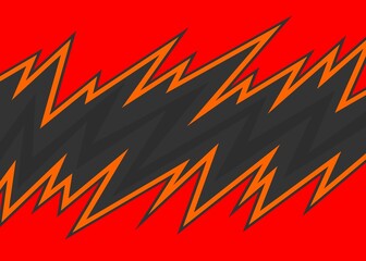 Abstract background with jagged zigzag pattern and some copy space area