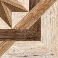 Obraz na płótnie Canvas Geometric Wood Texture Tiles, Parking and Floor Tiles Design