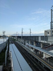 Naklejka premium 駅からの眺め