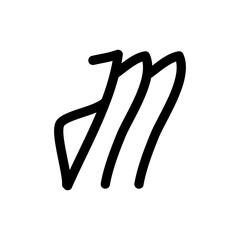 JM letter logo design vector