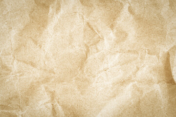 Wrinkle brown paper texture crumpled patterns for background