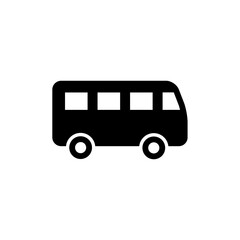 bus icon flat style trendy stylist simple