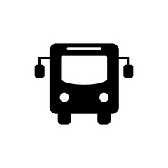 bus icon flat style trendy stylist simple