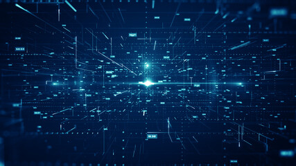 Highly detailed digitally generated background.