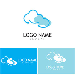 Technology logo template vector illustration