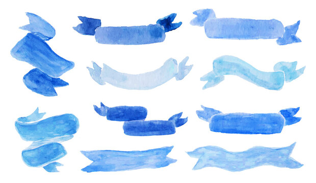 Blue Ribbon Watercolor Collection