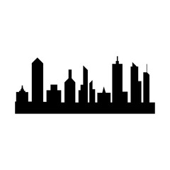 Obraz premium Modern City skyline vector icon background