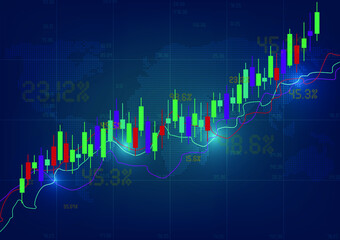 concept background image stock volatility business graph