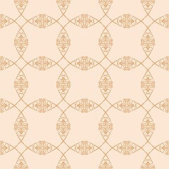 Beige-brown seamless pattern with contour lines. The print is designed for printing on paper, textiles, ceramics, for stylish gift packaging.