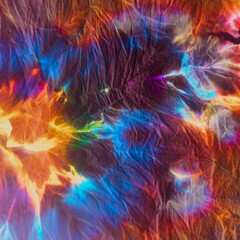 Traditional Tie Dye Pattern. Tie Spiral Modern