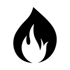 Black solid icon for Heat