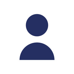 User profile black glyph ui icon. Personal information. Social media account. User interface design. Silhouette symbol on white space. Solid pictogram for web, mobile. Isolated vector illustration