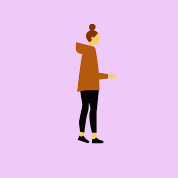 Sportive Wpman Illustration