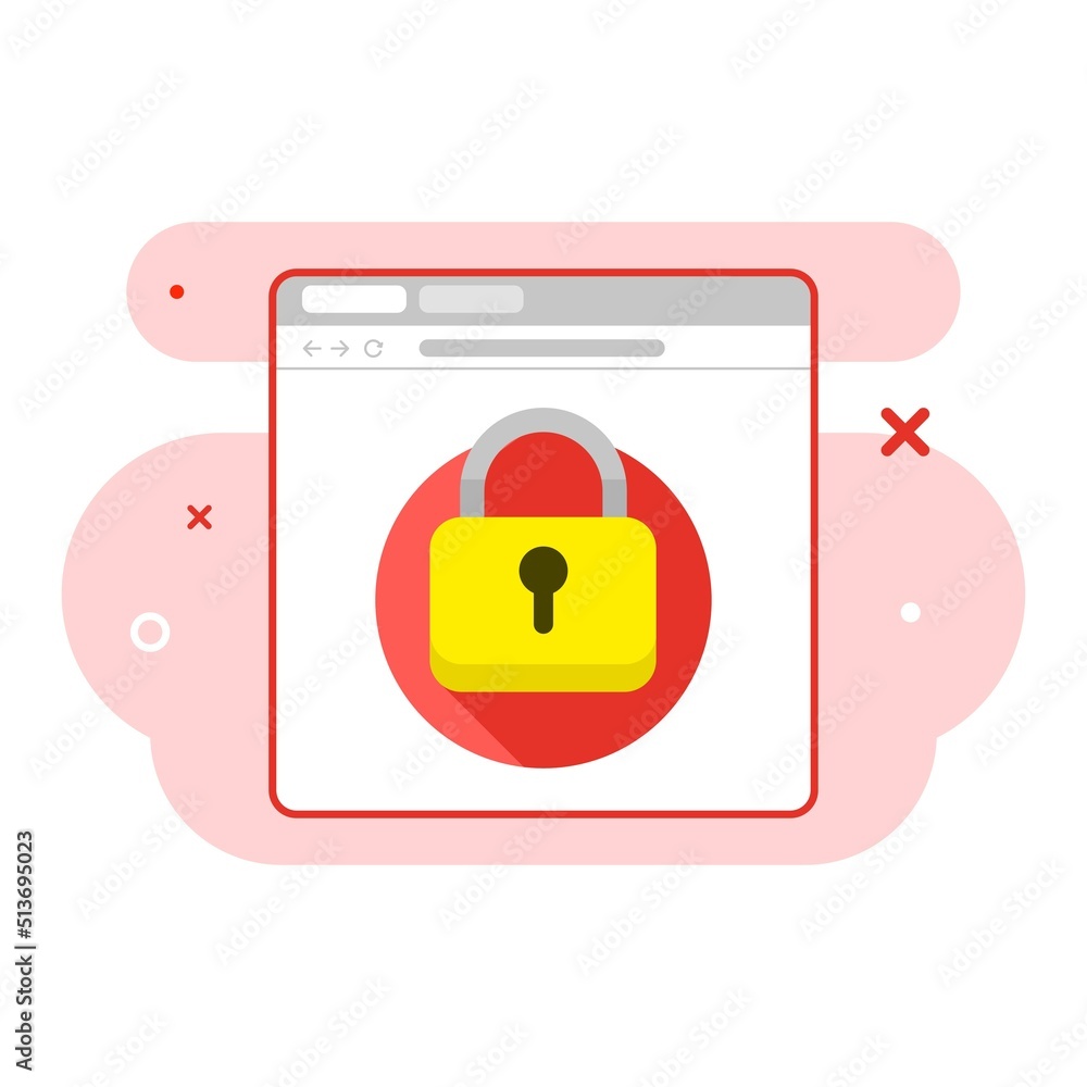 Poster 404 error page, access denied concept illustration flat design vector eps10. modern graphic element 
