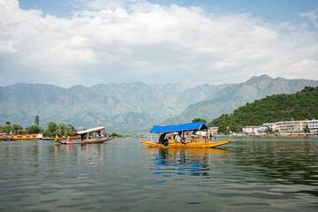 A Shikhara is a traditional Gondola type light rowing boat which is mostly seen on the pristine Dal...