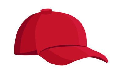 Baseball cap headwear. Vector illustration