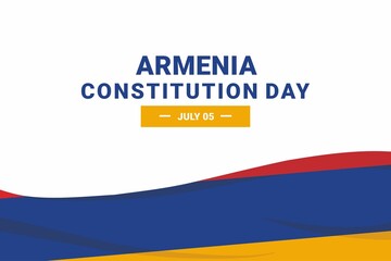 Armenia Constitution Day. Vector Illustration. The illustration is suitable for banners, flyers, stickers, cards, etc.