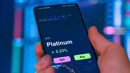 Invest in ETF platinium, an investor buy or sold an etf fund.