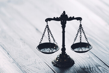 レトロな天秤 背景素材