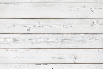 Vintage white wooden planks texture. Shabby chic background for food photography. Light wood table,...