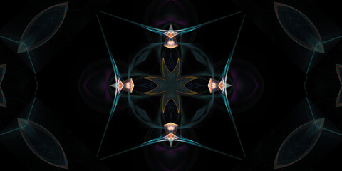 Fraktal Hintergrund Design Vorlage