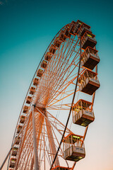 Ferris wheel fair attraction at Badajoz fair