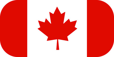 Happy Canada Day, Independence Freedom national patriotism celebration flat style Icon Shape