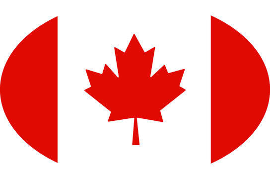 Happy Canada Day, Independence Freedom national patriotism celebration flat style Icon Shape