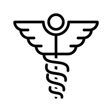 Black line icon for Pharma