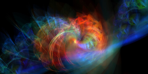 Fraktal Hintergrund Design Vorlage