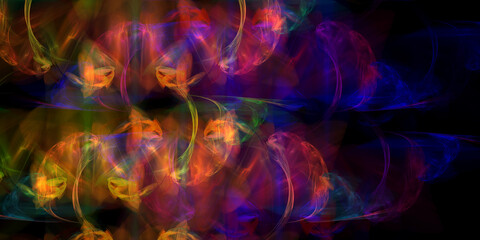 Fraktal Hintergrund Design Vorlage