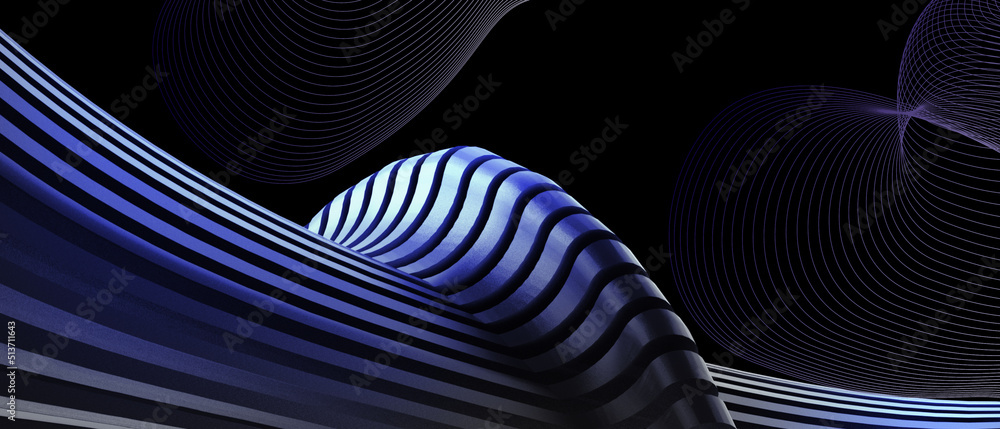 Aufkleber futuristic creative idea. technology and innovation background for network connection concept. copy 