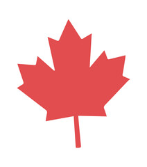 Maple leaf icon. Vector illustration