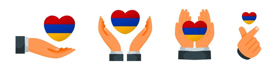 Showing Affection and Giving Love Towards People of Armenia